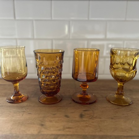 Amber Goblets